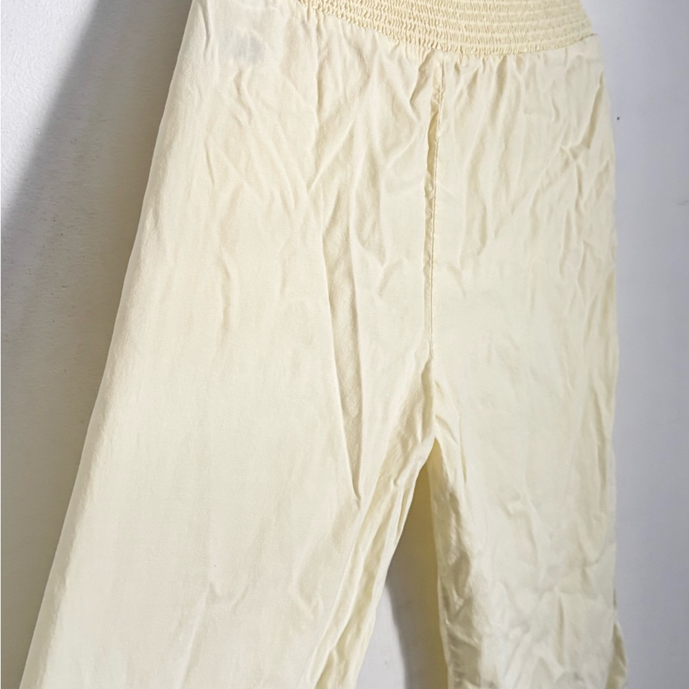 Cloth & Stone Light Cream Wide Leg Pants - Picture 2 of 6